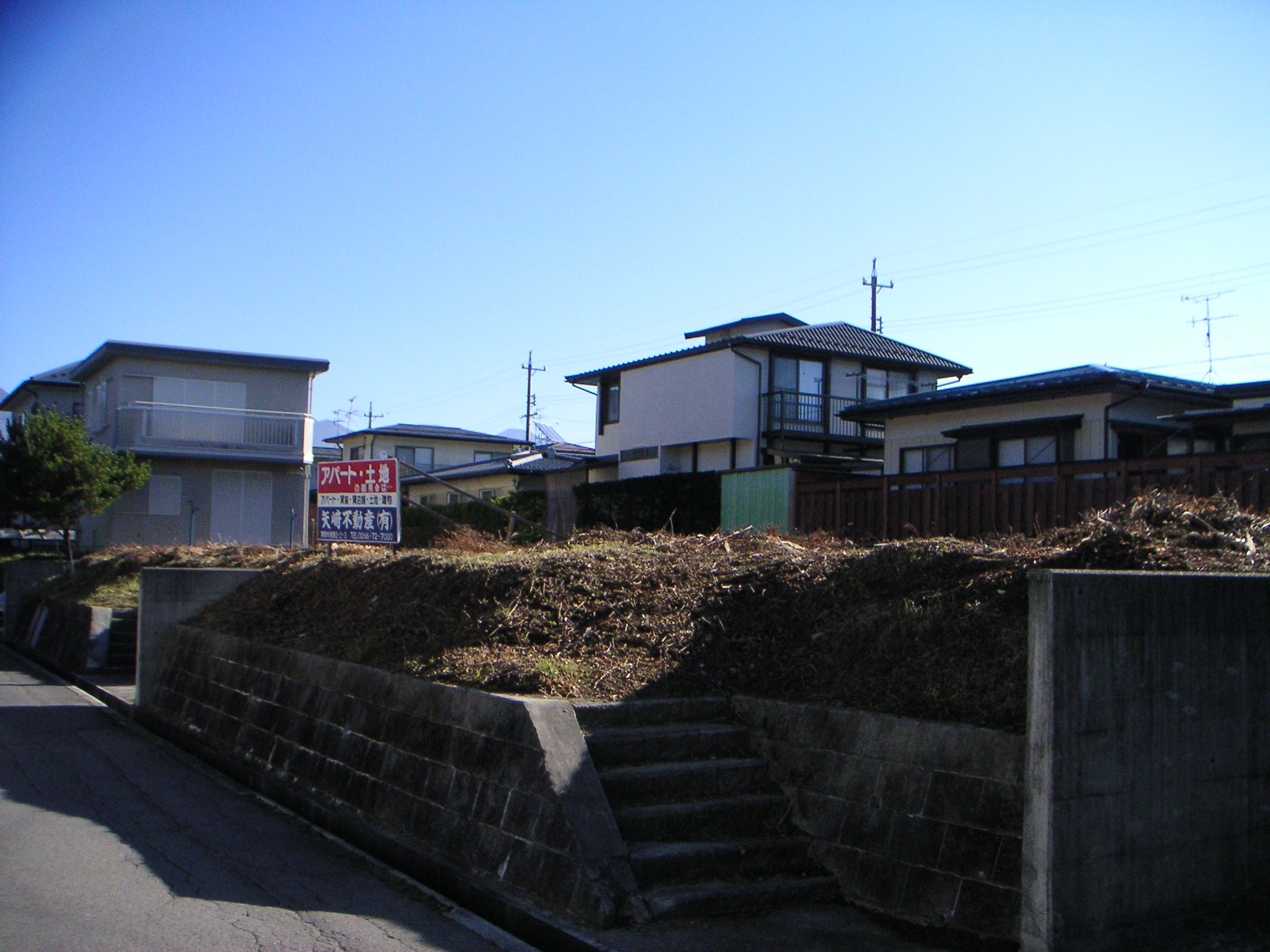 茅野市中大塩　売地①