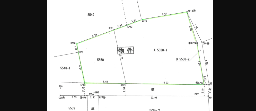諏訪郡原村払沢　売地（上下水道引込み済）